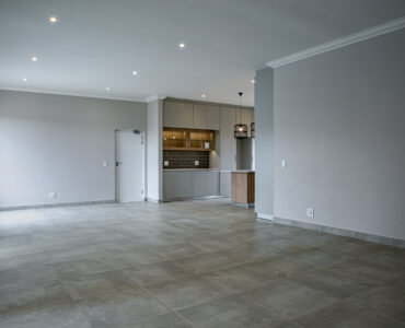 Spacious open-plan interiors